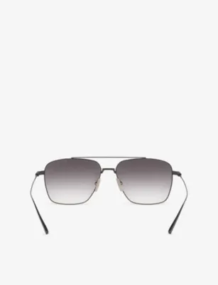 DITA D4000497 Square-Frame Metal Sunglasses detail 3