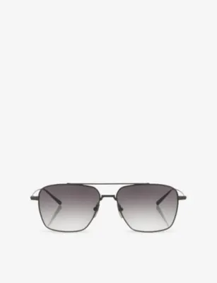 DITA D4000497 Square-Frame Metal Sunglasses