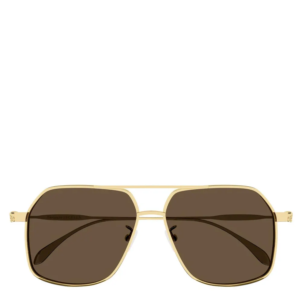 Alexander McQueen McQueen AM0372S Men’s Aviator Sunglasses detail 2