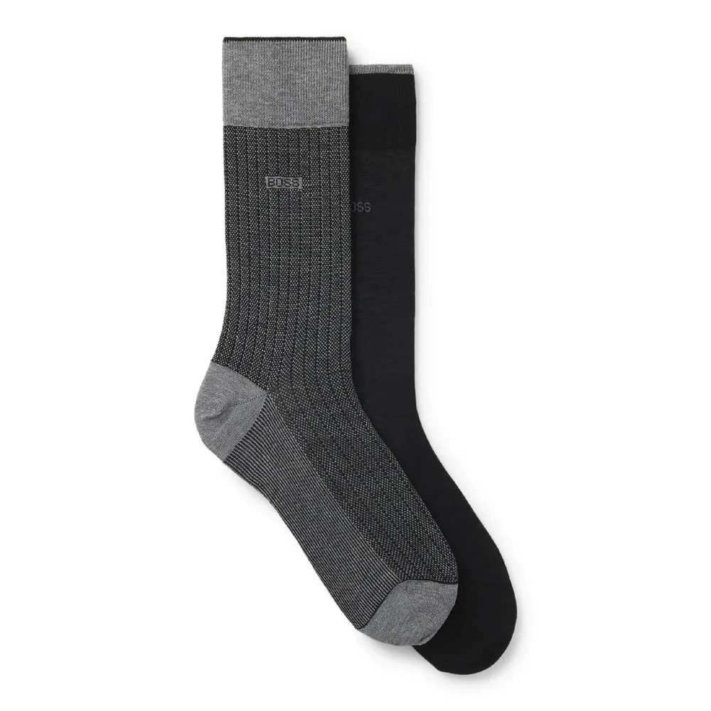 Boss 2 Pack of Regular Length Socks detail 2