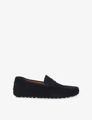 BOSS Penny-Detail Suede Loafers - EUR 45 / 11 UK MEN