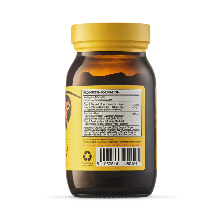 Taka Turmeric Organic Joint Care with Turmeric - 90 Capsules, additional product view 2