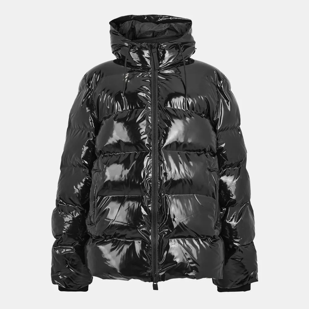 Rains Men's Alta Waterproof Hooded Short Puffer Jacket