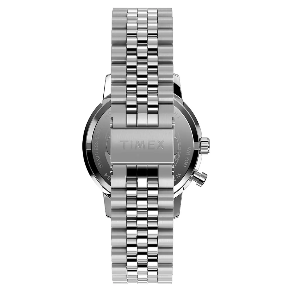 Timex Marlin Moon Phase 40mm Mens Watch Blue in Blue, additional product view 3