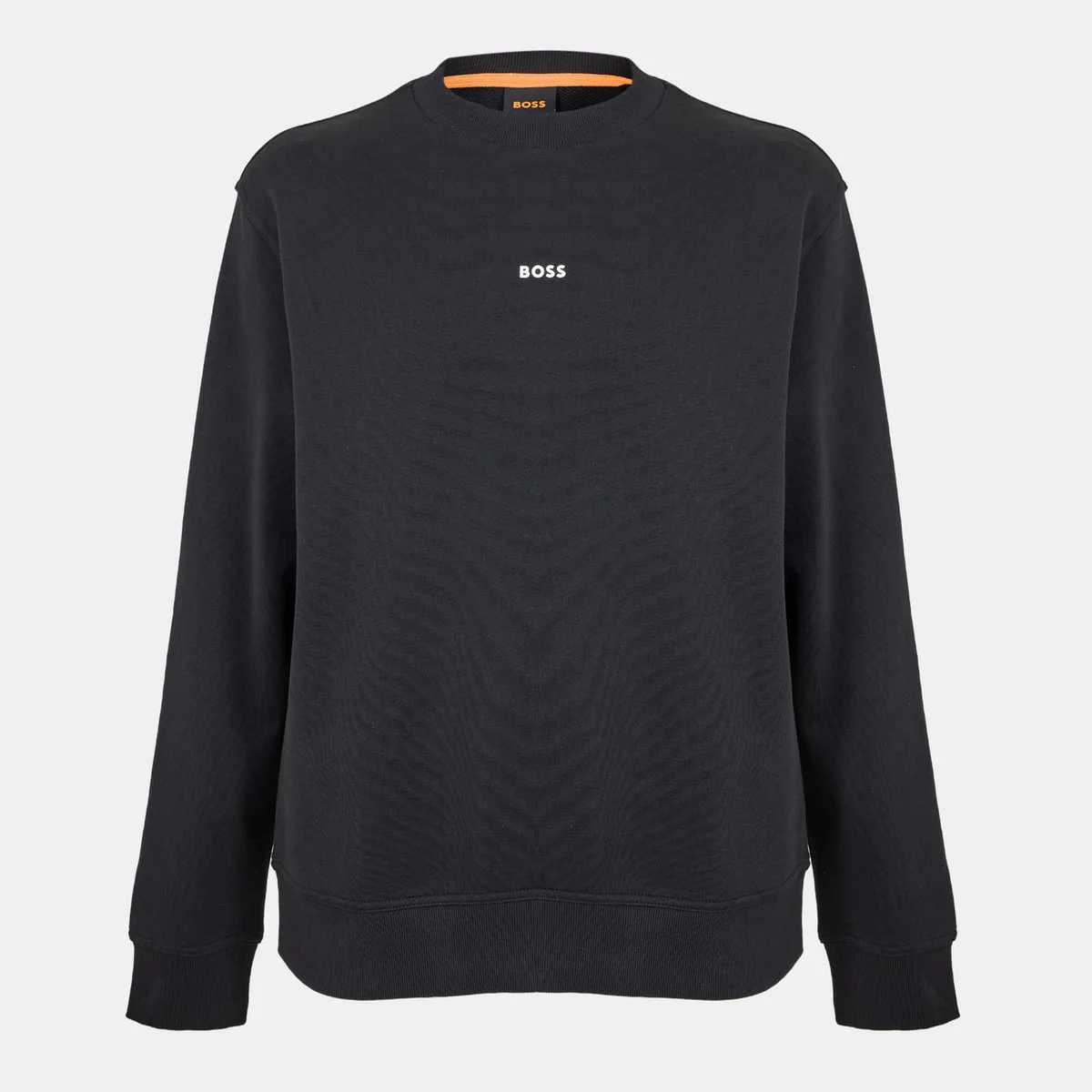 Boss Men's WeSmallcrew Orange Crew Sweatshirt