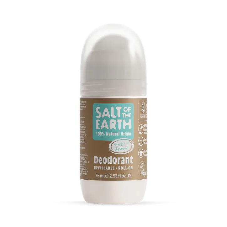 Salt of the Earth Ginger & Jasmine Natural Refillable Roll-On Deodorant