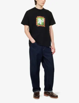 CARHARTT WIP Brandon Straight-Leg Cotton Denim Jeans detail 2