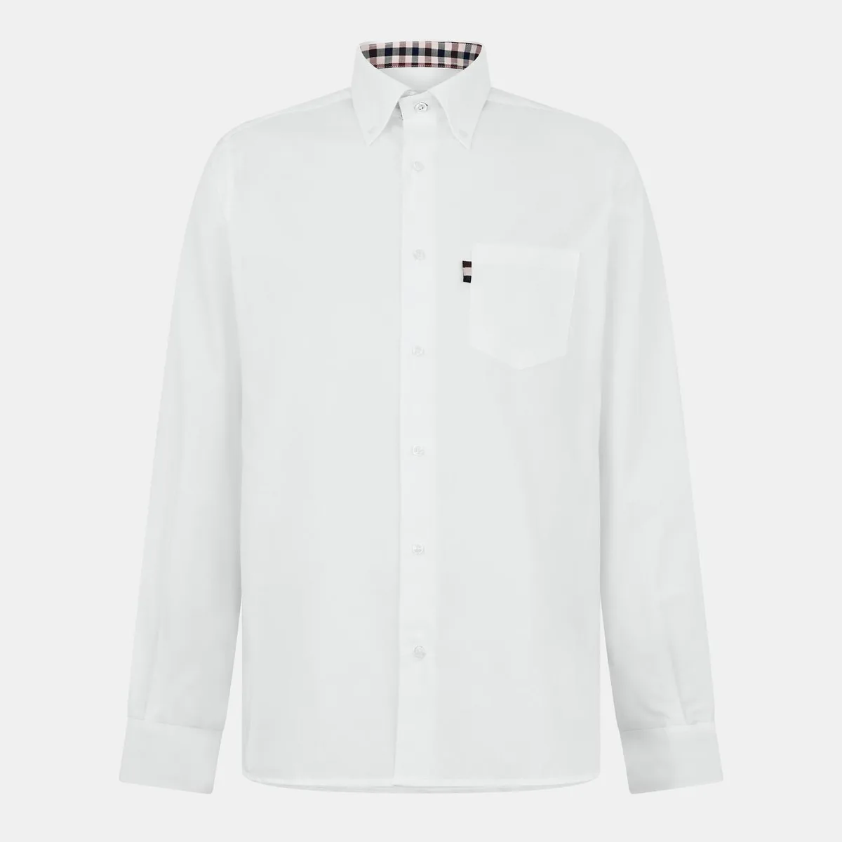 Aquascutum Men's Long Sleeve Tailored Fit Shirt