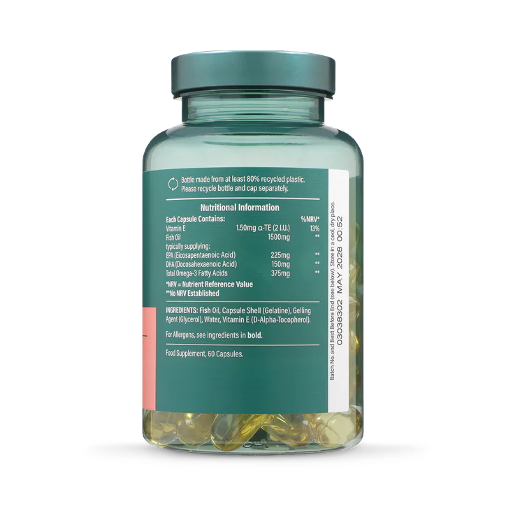 For Him Omega 3 Fish Oil 1500mg 60 Capsules detail 2