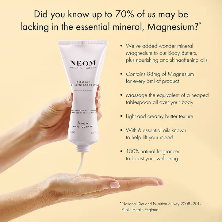 NEOM Great Day Magnesium Body Butter 200ml detail 3
