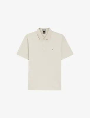 BOSS Double B-Logo Mercerised Cotton Polo Shirt - OPEN WHITE - XXXXXXL detail 2