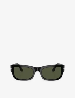 PERSOL PO3326S Rectangle-Frame Acetate Sunglasses