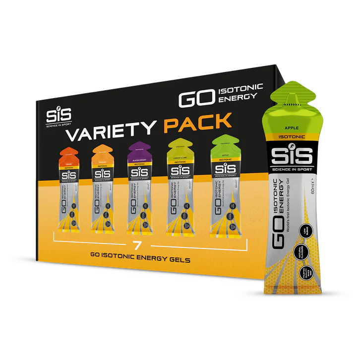 SIS (SCIENCE IN SPORT) SiS GO Isotonic Energy Gel Variety Pack 7 x 60ml
