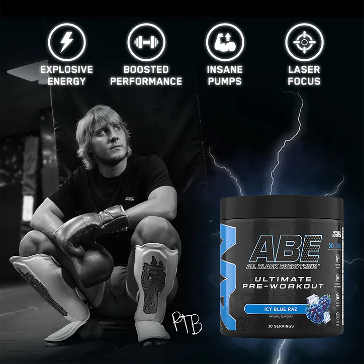 Applied Nutrition ABE Ultimate Pre Workout Icy Blue Raz 375g detail 2