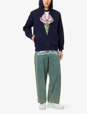 ICECREAM Cone Zip-Up Cotton Hoody detail 2