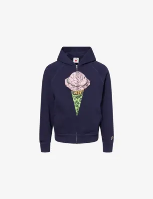 ICECREAM Cone Zip-Up Cotton Hoody