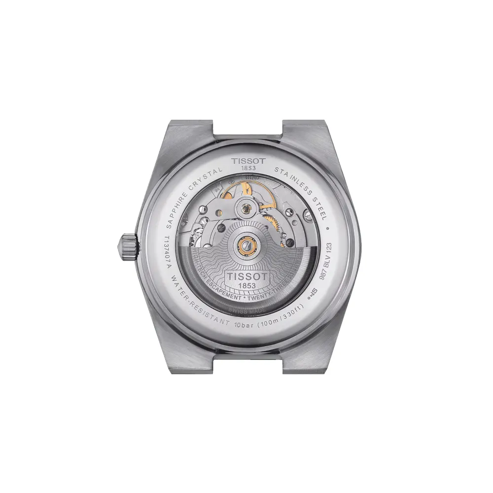 Tissot PRX Powermatic 80 40mm Mens Watch Light Blue detail 2