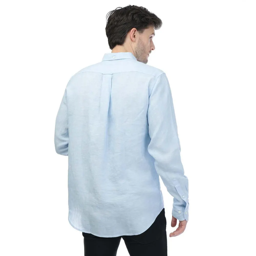Gant Regular Fit Linen Shirt detail 2