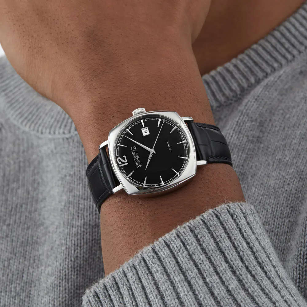 Mappin & Webb For Him Campaign Mens Watch in Black, additional product view 2