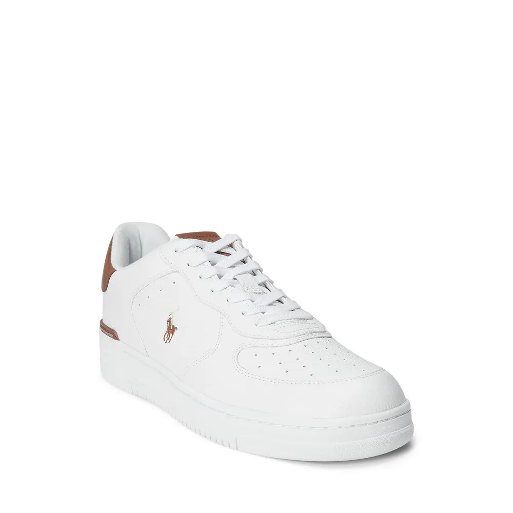 Polo Ralph Lauren Mens Master Court Trainers detail 2