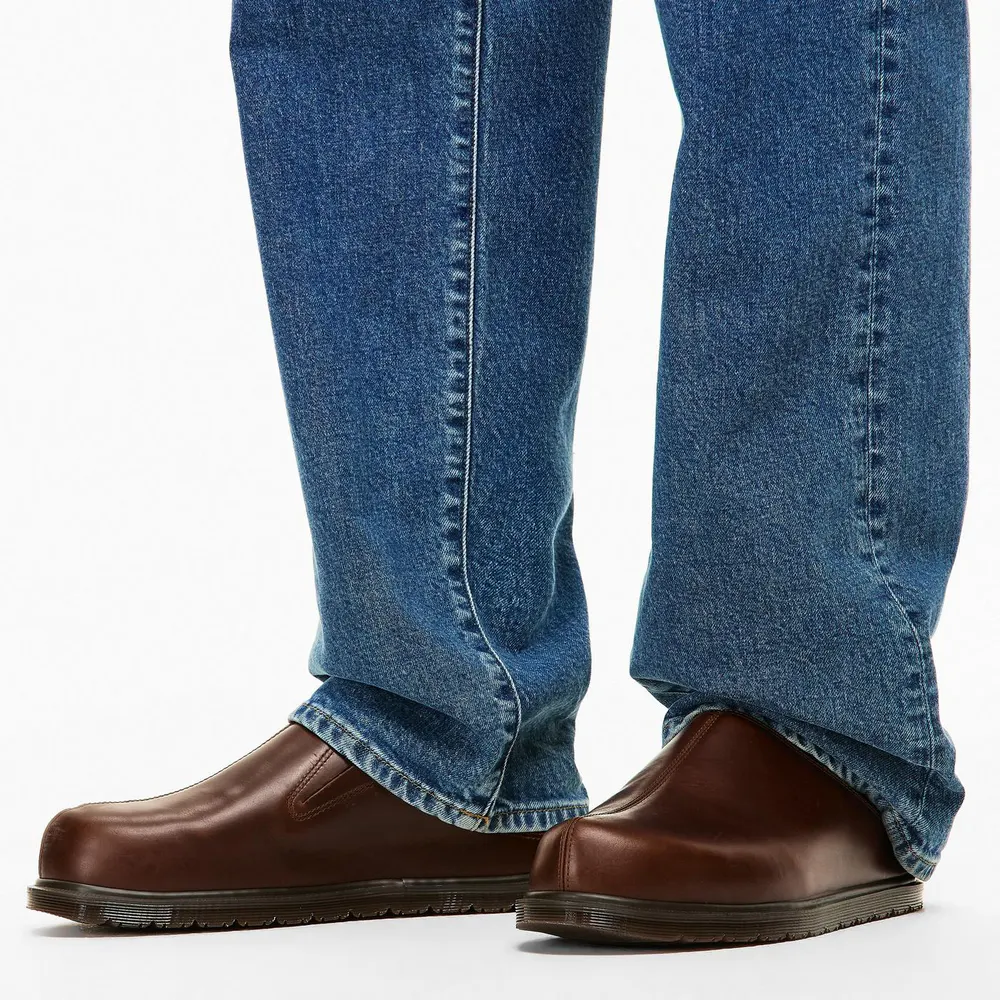 Dr Martens Men's San Flat Mules in Butterscotch, additional product view 3