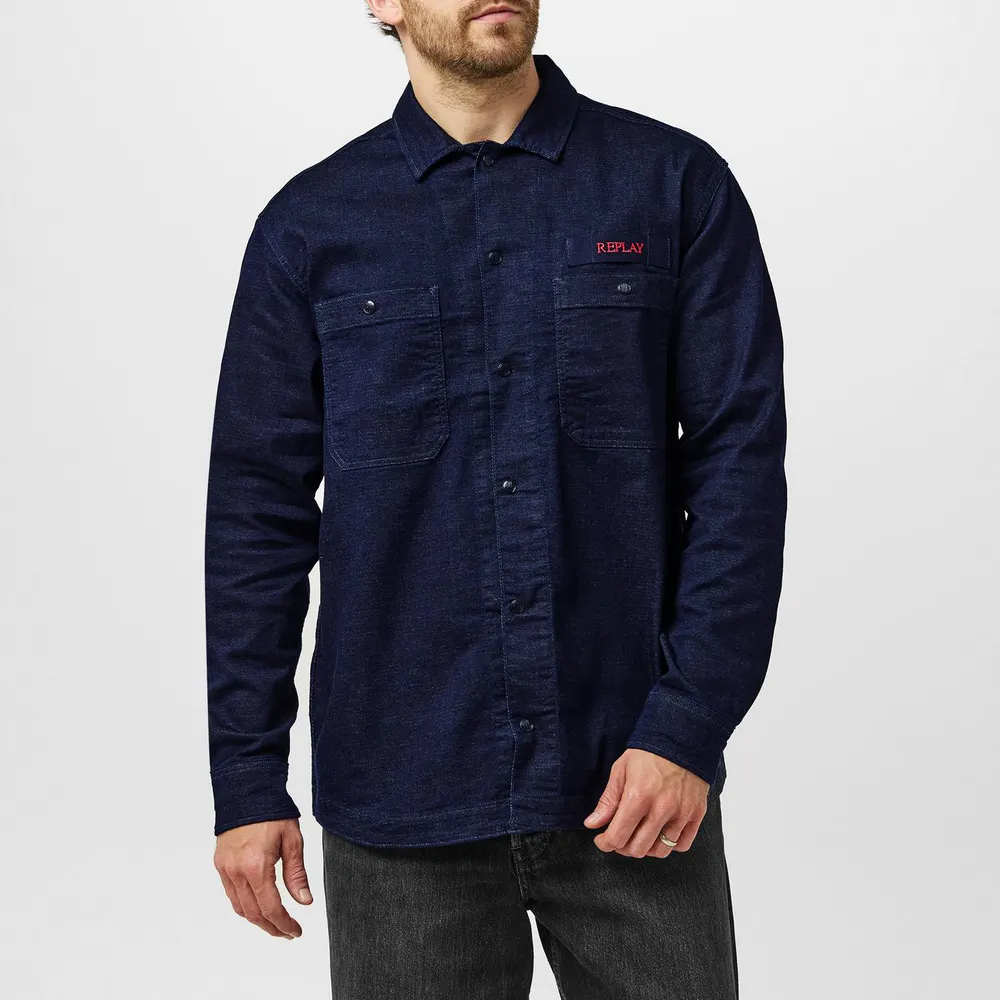 Replay Men's Service Overshirt detail 3