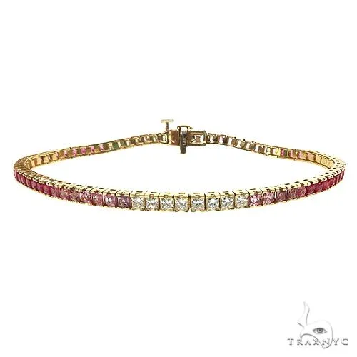 PIA - For Him GEMSTONES Diamond Blossom Tennis Bracelet 69891 in Rose – Bracelet