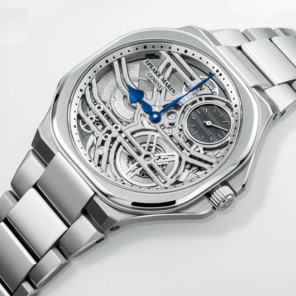 Speake-Marin Ripples 40.5mm Mens Watch Skeleton in Skeleton, additional product view 3