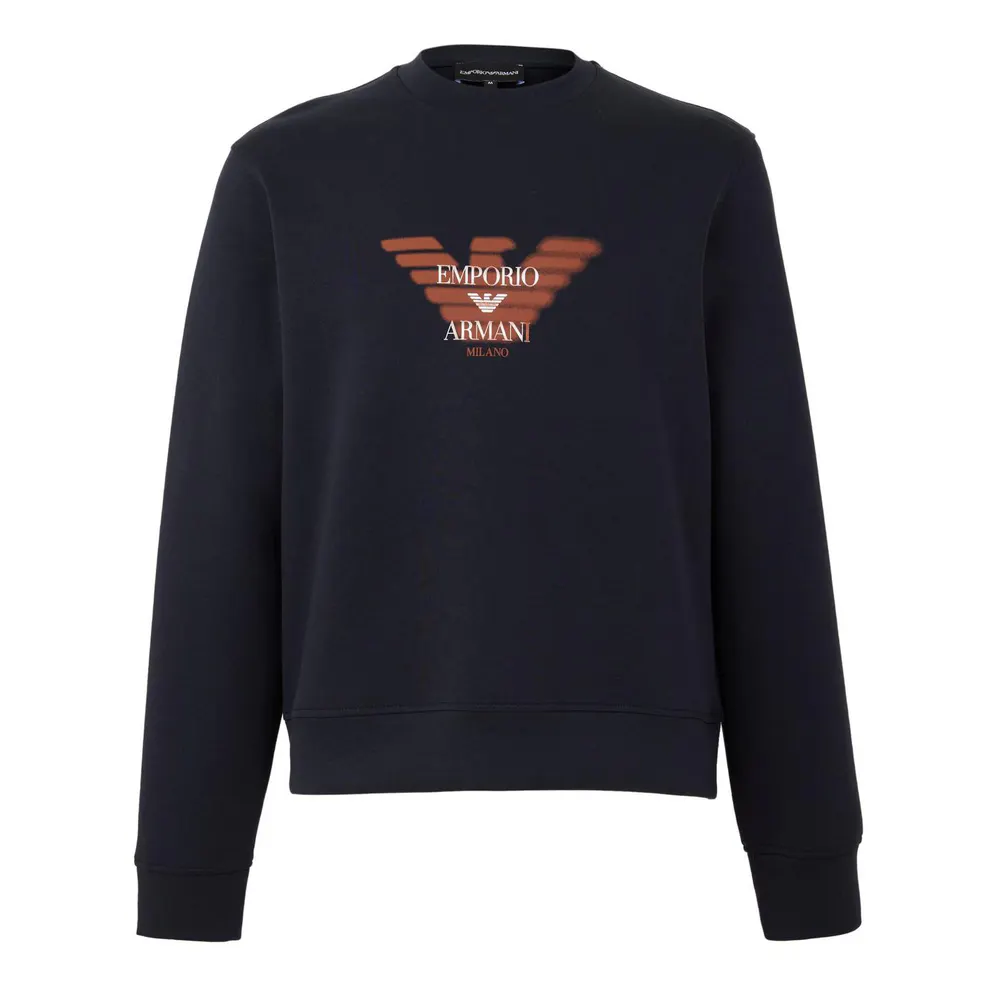 Emporio Armani Men's Cotton Crew-Neck Sweatshirt