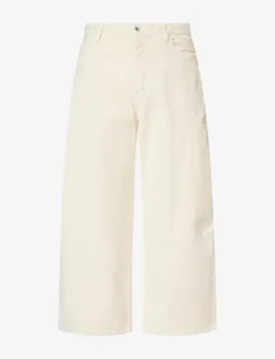 STUDIO NICHOLSON Wide-Leg Corduroy Trousers in PANNA – Mens | Trousers & shorts | Formal