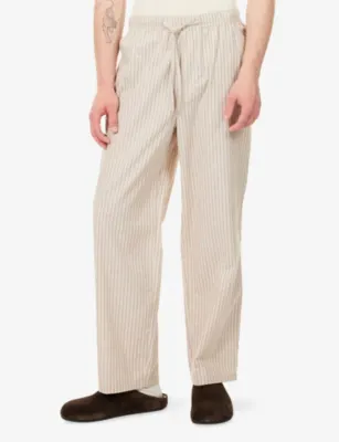 FRAME Striped Pyjama Cotton Trousers detail 3