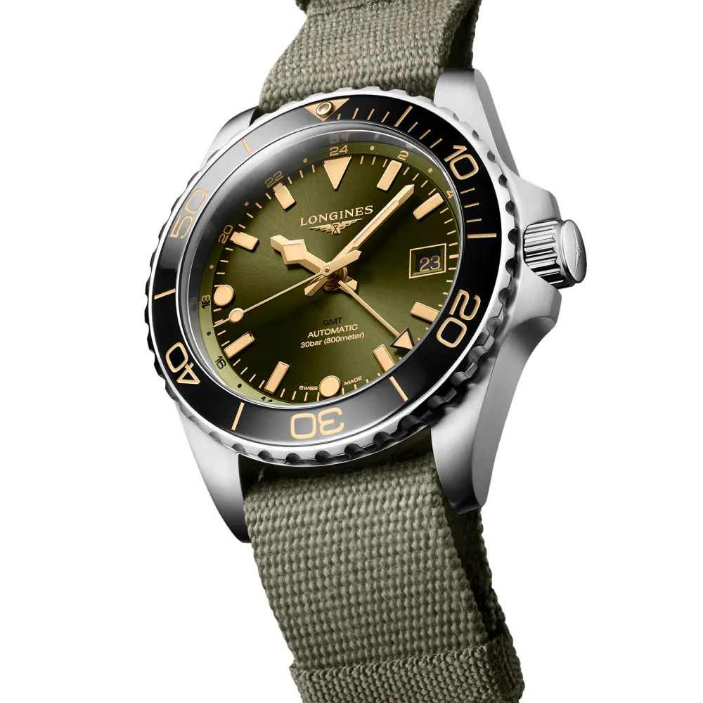 Longines HydroConquest 41mm Mens Watch Green in Green, additional product view 2
