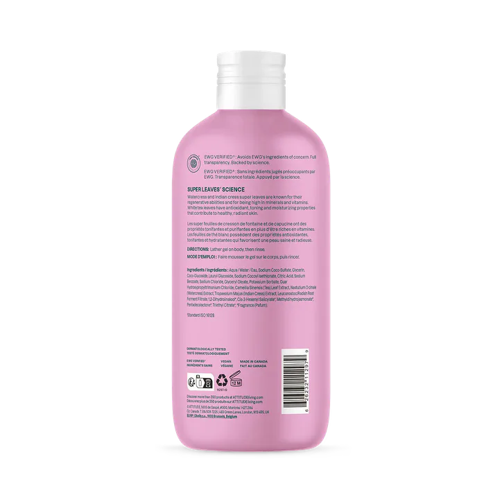Attitude Shower Gel Coconut & Wildberries detail 2
