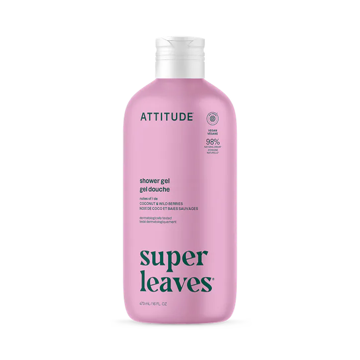 Attitude Shower Gel Coconut & Wildberries