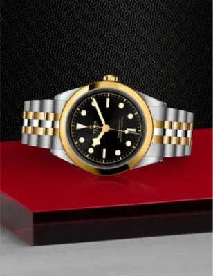 TUDOR M796830001 Black Bay 41 yellow-gold and steel automatic watch in BLACK, additional product view 3