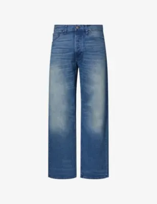 NUDIE JEANS Loud Larry Wide-Leg Denim Jeans - 30/30
