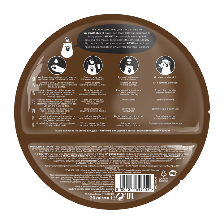 Bear Fruits Coconut Hair Mask Refill detail 2