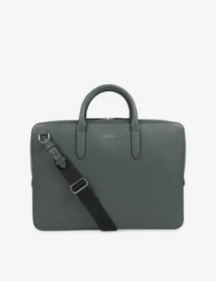 SMYTHSON Lightweight Large Leather Briefcase