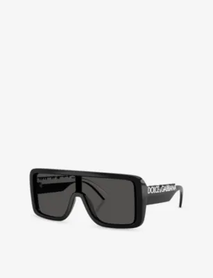 DOLCE & GABBANA DG6204 Rectangle-Frame Acetate Sunglasses detail 2