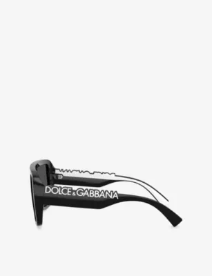 DOLCE & GABBANA DG6204 Rectangle-Frame Acetate Sunglasses detail 3