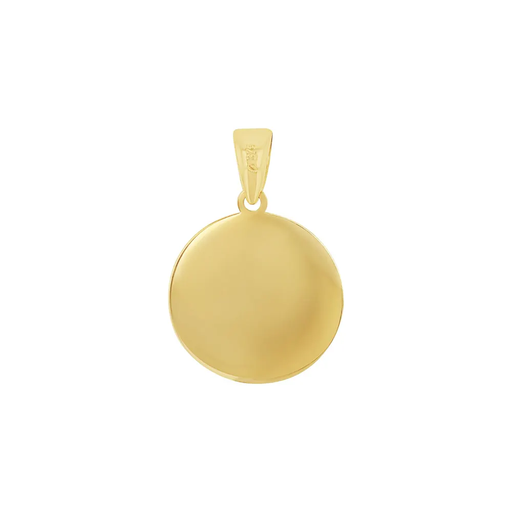AMOR 9ct Yellow Gold Capricorn Zodiac Pendant detail 3