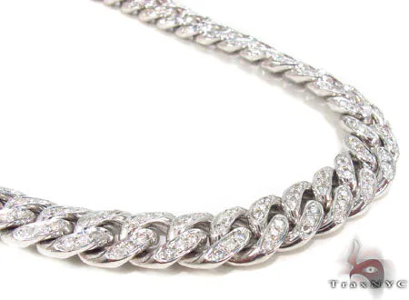 RINA - For Him FACTORY Prong Diamond Cuban Chain 30 Inches 11mm 32994 in Rose Gold – Chain