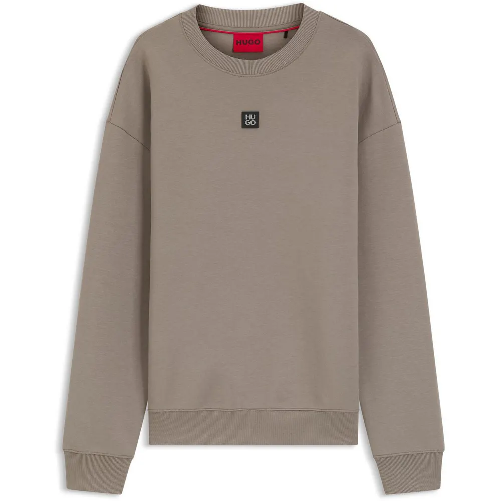 Hugo Mens HUGO Crew-Neck Long Sleeve Sweatshirt with Logo Detail (Dettil)