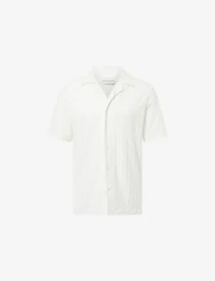 FRESCOBOL CARIOCA Roberto Terry Cotton-Blend Shirt - CACAO detail 2