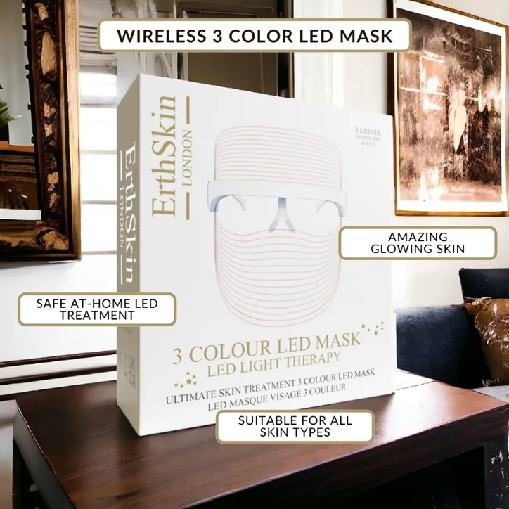 Erth Skin London Wireless 3 color led Mask, additional product view 2
