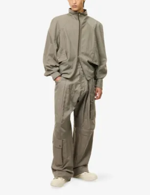 VIVIENNE WESTWOOD Logo-Embroidered Soft-Shell Harrington Jacket detail 2