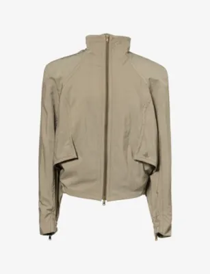 VIVIENNE WESTWOOD Logo-Embroidered Soft-Shell Harrington Jacket