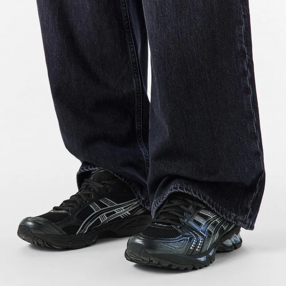 Asics Mens Gel-Kayano 14 Trainers in Black/P Silver, additional product view 3