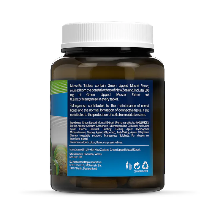 Optima Healthcare Musselex Green Lipped Mussel Extract 90 Tablets, additional product view 2