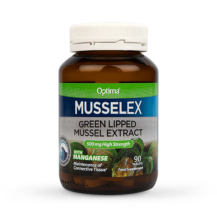 Optima Healthcare Musselex Green Lipped Mussel Extract 90 Tablets